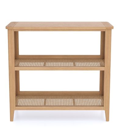 Halmstad Natural Oak Open Bookcase by Hertiance Furniture | Style Our Home