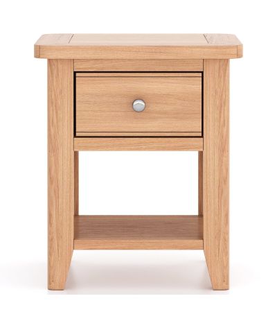 Arlyn Natual Oak Lamp Table by Hertiance Furniture | Style Our Home