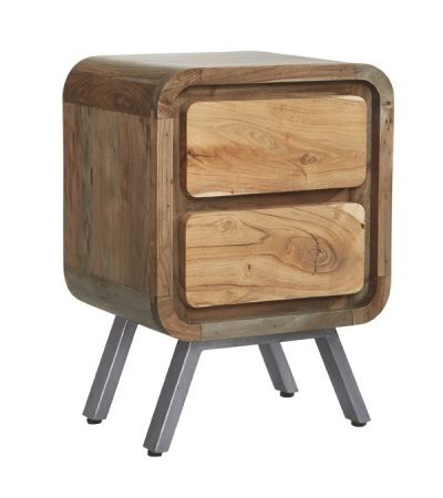 Birchmoor 2 Drawer Lamp Table