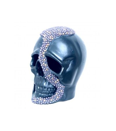 Black Skull with Pearl Detail H20cm by Quirky Barn | Style Our Home