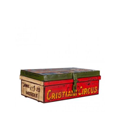 Hand Painted Circus Iron Trunk by Quirky Barn | Style Our Home