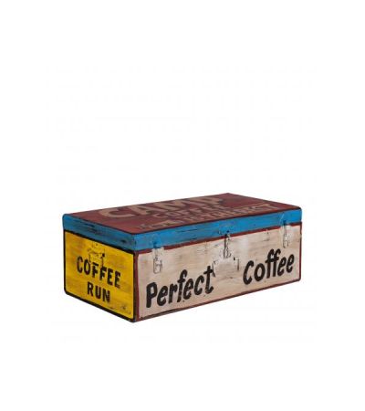 Hand Painted Iron Trunk Coffee by Quirky Barn | Style Our Home
