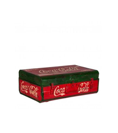 Hand Painted Iron Trunk Coca Cola by Quirky Barn | Style Our Home