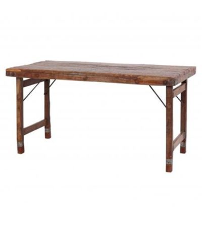 Antique Folding Display Table W175xD80xH70cm