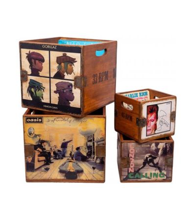 Set of 4 Record Boxes by Quirky Barn | Style Our Home