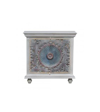 Meera Hand Carved Furniture Sideboard with 2 Doors | Style Our Home