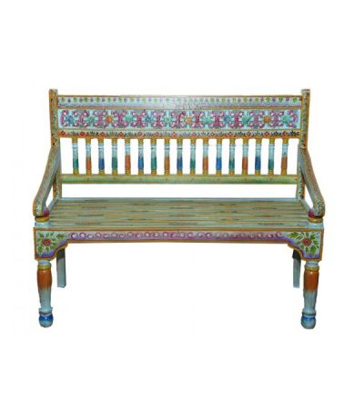 Handpainted Bench 1.2m by Quirky Barn | Style Our Home