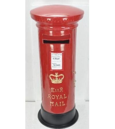ER Red Pillar Post Box 100x42x42cm