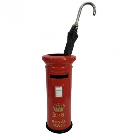 Vintage Post Box Umbrella Stand 22x22x51cm