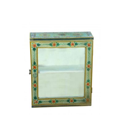 Florence Meadows Hand Painted 1 Door Cabinet