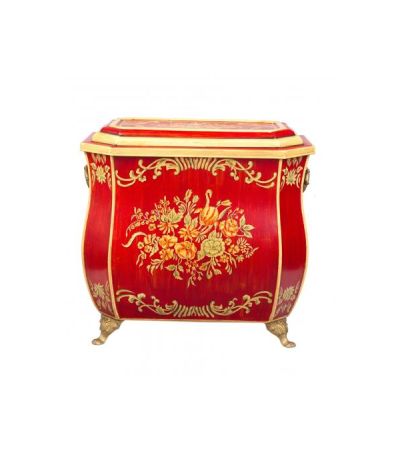 Red Floral Design Storage by Quirky Barn | Style Our Home