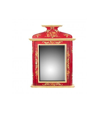 Red Floral Design Wall Unit by Quirky Barn | Style Our Home