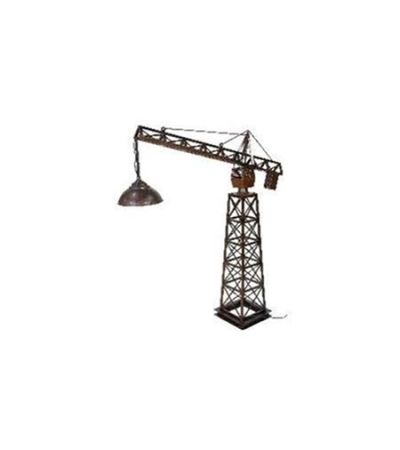 Marine Reclaimed Crane Design Floor Lamp