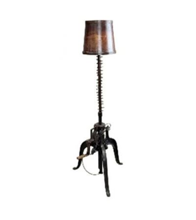 Height Adjustable Industrial Floor Lamp