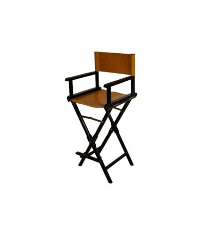 Handcrafted Leather Director Bar Stool - Cognac by Quirky Barn | Style Our Home