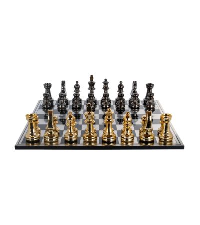 Chessboard Saray (Black/gold) by  Richmond Interiors | Style Our Home