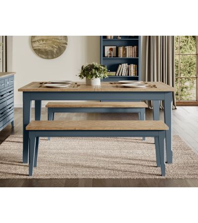 Signature Blue Extending Dining Table by Baumhaus | Style Our Home