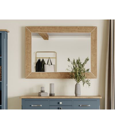 Signature Blue Mirror (Hangs Landscape & Portrait) by Baumhaus | Style Our Home