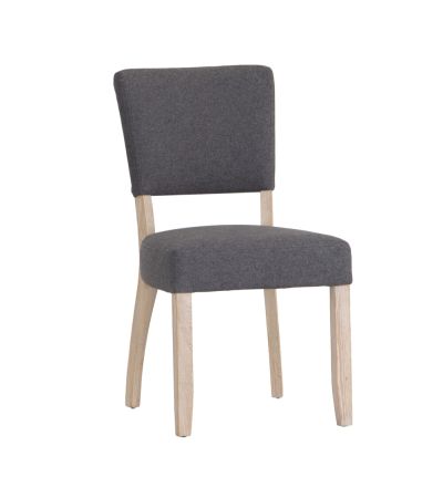 Colbury Fabric Dining Chair - Grey by Aegon Interiors | Style Our Home