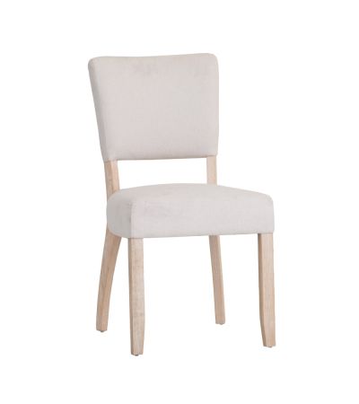 Colbury Fabric Dining Chair - Natural by Aegon Interiors | Style Our Home