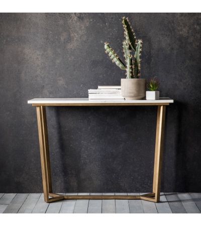 Cleo Marble Console Table - Style Our Home