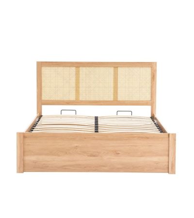 135cm Croxley Rattan Ottoman Oak by Birlea | Style Our Home