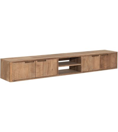 Bliss No.2 Large Hanging TV Stand, 4 Doors, 2 Open Racks by DTP Interiors | Style Our Home