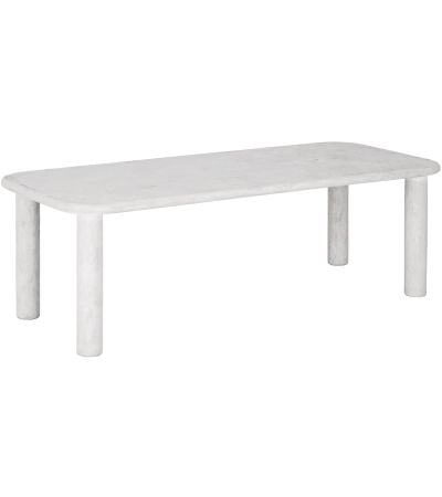 Clio 230cm Chalk Rectangular Dining Table by DTP Interiors | Style Our Home