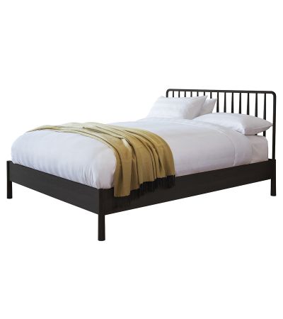 Wycombe Black 5' Spindle Bed - Style Our Home