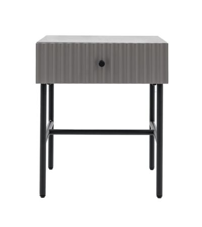 Halton Grey 1 Drawer Bedside
