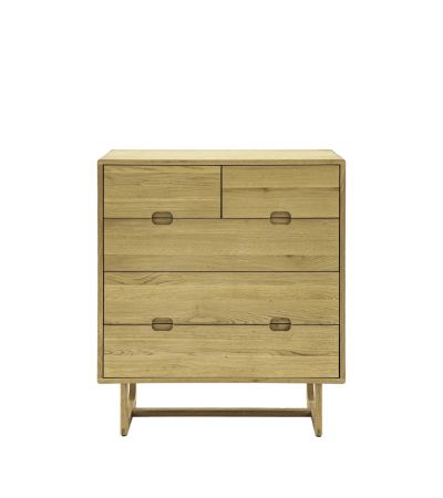 Craftaro 5 Drawer Chest Natural