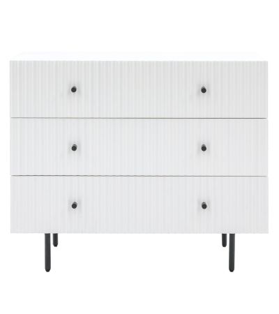Halton White 3 Drawer Chest