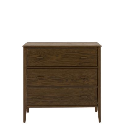 Camvaro 3 Drawer Chest Walnut