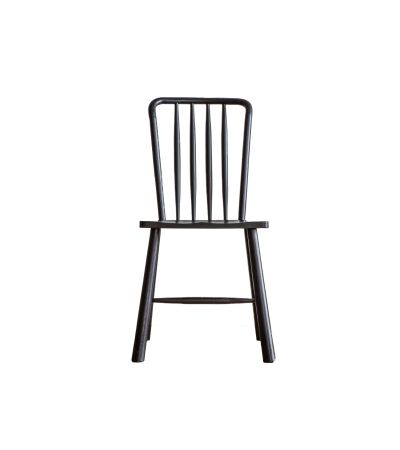 Wycombe Black Dining Chair [pair] - Style Our Home