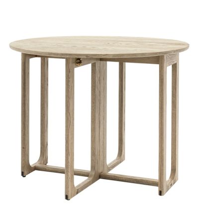 Mella Smoked Folding Dining Table