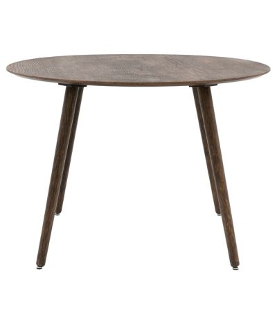 Pirton Smoked Round Dining Table 