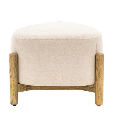 Tindon Footstool Natural By Gallery Living | Style Our Home
