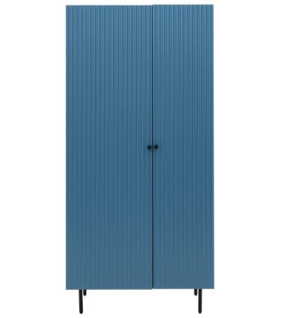 Halton 2 Door Wardrobe Blue By Gallery Living | Style Our Home