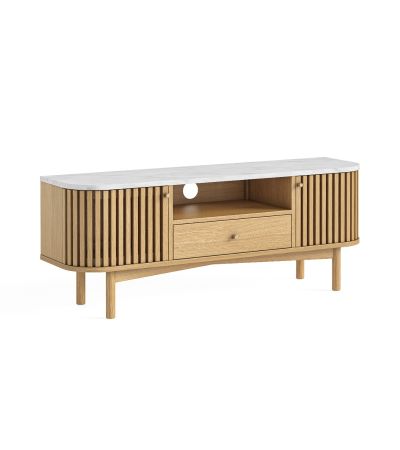 Soho Natural Marble Top Small TV Unit by Condell/Global Home Group | Style Our Home