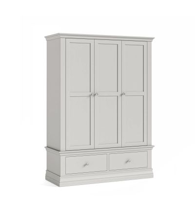 Burgundy Light Grey Triple Wardrobe by Condell/Global Home Group | Style Our Home