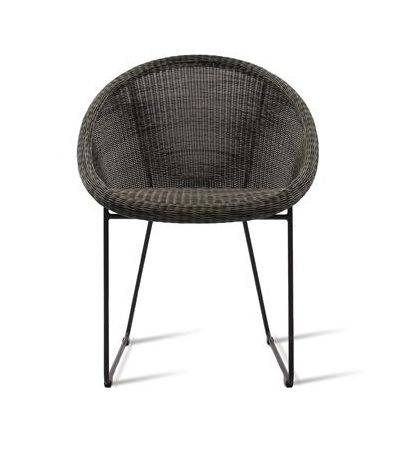 Gipsy Dining Chair with Black Sled Frame by Vincent Sheppard | Style Our Home