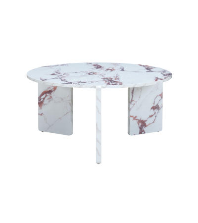 Halo Coffee Table Marble Effect