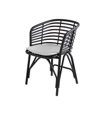 Blend Outdoor Lava Grey Chair by Cane-Line | Style Our Home