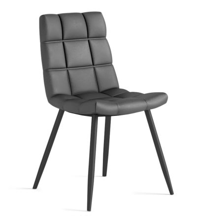 Soho Hudson Chair - Dark Grey PU By Corndell | Style Our Home