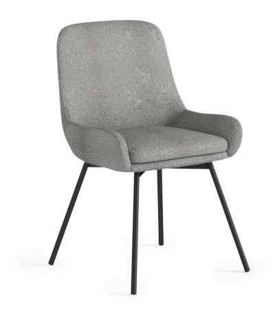Soho Evie Chair - Grey Boucle By Corndell | Style Our Home