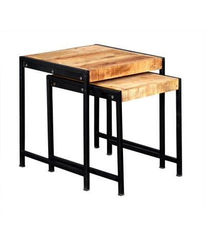 Brindlewood Industrial Nest Of 2 Tables by Karvello Designs | Style Our Home