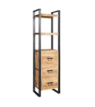 Brindlewood Industrial Slim Bookcase