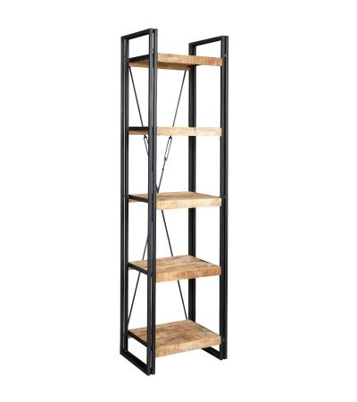 Brindlewood Industrial Slim Open Bookcase