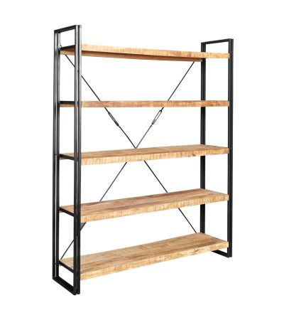 Brindlewood Industrial Large Open Bookcase by Karvello Designs | Style Our Home