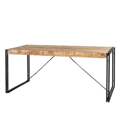 Brindlewood Industrial Metal & Wood Dining Table - Medium